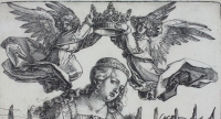 Albrecht%20D%26%23252%3Brer%2C%20%3Cb%3E%3Ci%3E%20The%20Virgin%20and%20Child%20Crowned%20by%20Two%20Angels%3C%2Fi%3E%3C%2Fb%3E%2C%201518%2C%20engraving%20on%20paper%2C%20Museum%20Purchase%3A%20Funds%20provided%20by%20patrons%20of%20the%202013%20New%20for%20the%20Wall%2C%20public%20domain%2C%202013.22.1
